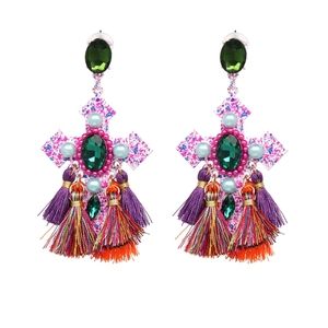 Colorful Tassel Earrings